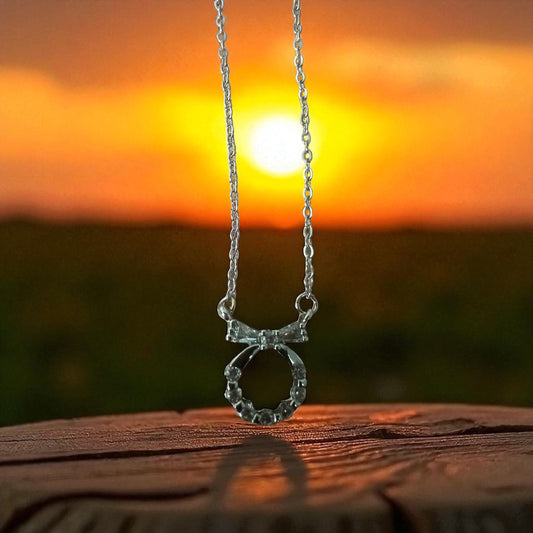 Silver Cable Chain with pendant